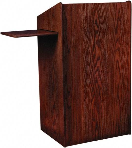 Oklahoma Sound - Wood Full Floor Lectern - 20" Deep x 25" Wide x 46" High - Best Tool & Supply