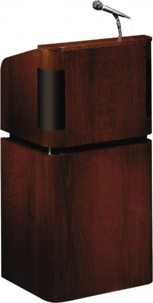 Oklahoma Sound - Wood Full Floor Lectern - 20-1/2" Deep x 24" Wide x 48" High - Best Tool & Supply