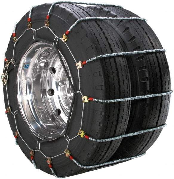 Peerless Chain - Dual Axle Tire Chains - For Use with 11.5-22.5, 275/80-24.5, 285/75-24.5, 295/75-24.5, 305/80-22.5 - Best Tool & Supply