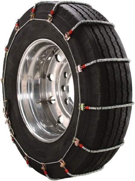 Peerless Chain - Single Axle Tire Chains - For Use with 11.00-20, 12-22.5, 285/80-22.5, 285/80-24.5, 295/80-22.5, 320/75-24 - Best Tool & Supply