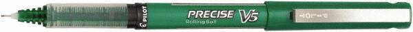 Pilot - Precision Point Roller Ball Pen - Green - Best Tool & Supply