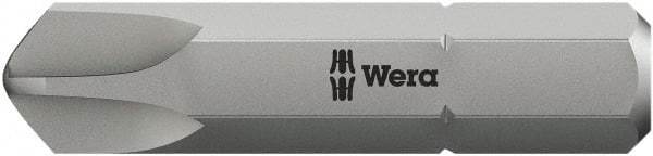 Wera - 5/16" Drive, 1/4 Torq-Set Mplus Screwdriver Bit - 1-1/4" OAL - Best Tool & Supply