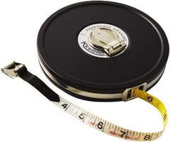 Keson - 100' x 1/2" Tape Measure - 1/8, 1/10 & 1/100" Graduation - Best Tool & Supply