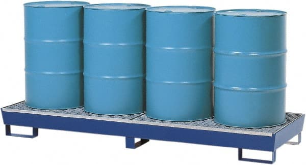 Enpac - Spill Pallets, Platforms, Sumps & Basins Type: Spill Deck or Pallet Number of Drums: 4 - Best Tool & Supply