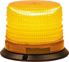 Buyers Products - 8 Flash Rate, 1" Pipe & 3-Bolt Mount Emergency Strobe Light Assembly - Powered by 12 to 24 Volts, Amber - Best Tool & Supply