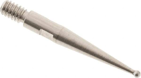 SPI - 0.8mm Ball Diam, Carbide, Ball Test Indicator Contact Point - Use with Starrett Test Indicators - Best Tool & Supply