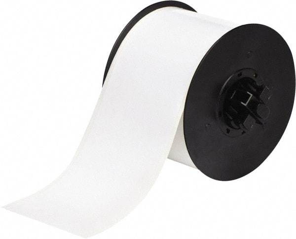 Brady - 3" Wide x 1,200" Long, White Vinyl Tape - For BBP30 Label Printer, BBP33 Label Printer, BBP35 Multicolor Sign & Label Printer, BBP37 Color & Cut Sign & Label Printer, BradyPrinter S3100, BBP31 Sign & Label Printer - Best Tool & Supply