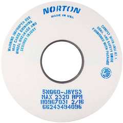 Norton - Tool & Cutter Grinding Wheels Wheel Type: Type 1 Wheel Diameter (Inch): 14 - Best Tool & Supply