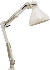 O.C. White - 43 Inch, Spring Suspension, Clamp on, LED, Shadow White, General Purpose Task Light - 250 Watt, 120 Volt, Nonmagnifying - Best Tool & Supply