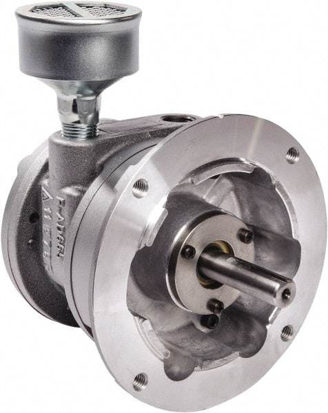 Gast - 4 hp Reversible Flange Air Actuated Motor - 0:00 Gear Ratio, 3,000 Max RPM, 2.06" Shaft Length, 5/8" Shaft Diam - Best Tool & Supply