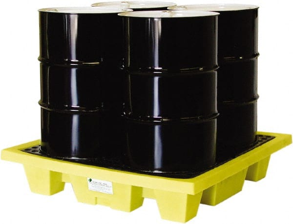 Enpac - Spill Pallets, Platforms, Sumps & Basins Type: Spill Deck or Pallet Number of Drums: 4 - Best Tool & Supply