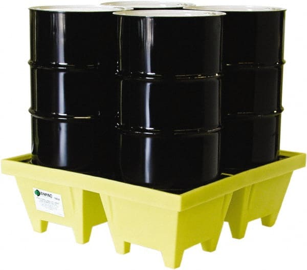 Enpac - Spill Pallets, Platforms, Sumps & Basins Type: Spill Deck or Pallet Number of Drums: 4 - Best Tool & Supply