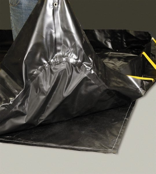 Collapsible/Portable Spill Containment Accessories; Accessory Type: Berm Ground Pad; Spill Containment Compatibility: Black Diamond Berms; Length (Feet): 51.0 ft; Length (Inch): 51.0 ft; Width (Feet): 120 in; 10.0 ft; Width (Inch): 120; Color: Black; Over