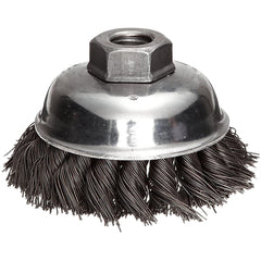 ‎Vortec Pro 3-1/2″ Knot Wire Cup Brush, .023, 5/8″ Arbor Hole, Retail Pack - Best Tool & Supply