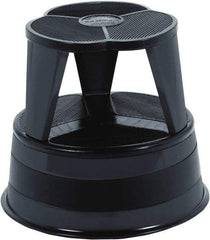 Cramer - 14-1/2" High, Black Step Stool - Steel, 350 Lb Capacity, Type 1AA Industry Rating - Best Tool & Supply