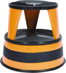 Cramer - 14-1/2" High, Orange Step Stool - Steel, 350 Lb Capacity, Type 1AA Industry Rating - Best Tool & Supply