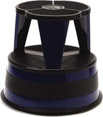 Cramer - 14-1/2" High, Navy Step Stool - Steel, 350 Lb Capacity, Type 1AA Industry Rating - Best Tool & Supply