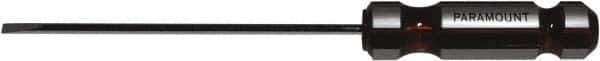 Paramount - 245mm OAL Standard Slotted Screwdriver - 150mm Blade Length, Round Shank, Acetate Handle - Best Tool & Supply