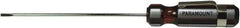 Paramount - 165mm OAL Standard Slotted Screwdriver - 100mm Blade Length, Round Shank, Acetate Handle - Best Tool & Supply