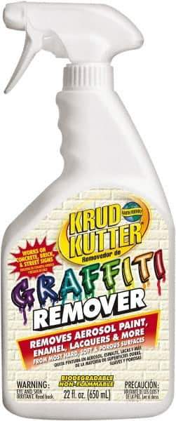 Krud Kutter - 22 oz Spray Bottle Graffiti/Vandal Mark Remover - VOC Content g/L 614, Removes Graffiti - Best Tool & Supply