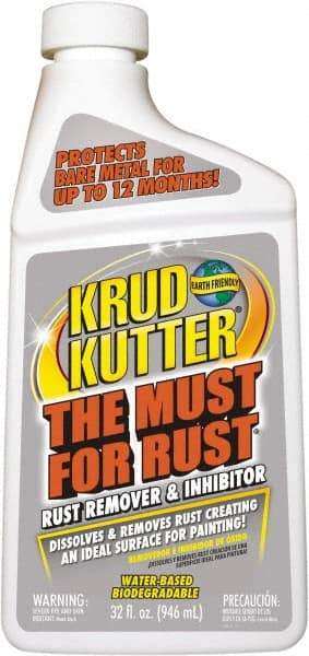 Krud Kutter - 32 oz Spray Bottle Rust Remover - VOC Content g/L 45, Removes Rust Deposits - Best Tool & Supply