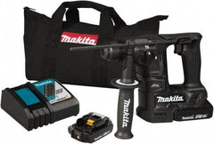 Makita - 18 Volt 11/16" SDS Plus Chuck Cordless Rotary Hammer - 0 to 4,800 BPM, 0 to 680 RPM, Reversible - Best Tool & Supply