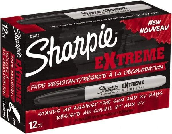 Sharpie - Black Permanent Marker - Fine Felt Tip, AP Nontoxic Ink - Best Tool & Supply