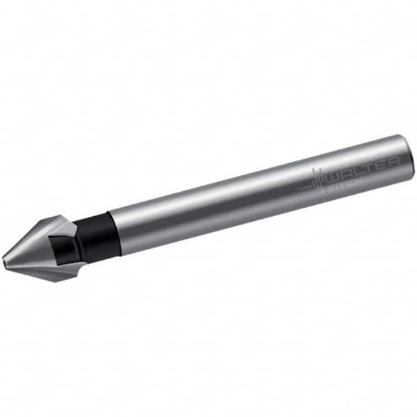 Walter-Titex - 12.5mm Head Diam, 8mm Shank Diam, 3 Flute 60° High Speed Steel Countersink - Best Tool & Supply