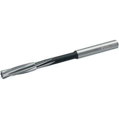 Walter-Titex - 1.6mm Cobalt 3 Flute Chucking Reamer - Spiral Flute, 1.6mm Straight Shank, 9mm Flute Length, 43mm OAL - Best Tool & Supply