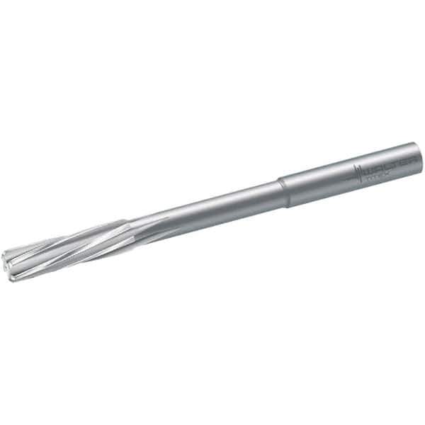 Walter-Titex - 8mm Solid Carbide 6 Flute Chucking Reamer - Spiral Flute, 8mm Straight Shank, 33mm Flute Length, 117mm OAL - Best Tool & Supply