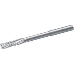 Walter-Titex - 8mm Solid Carbide 6 Flute Chucking Reamer - Spiral Flute, 8mm Straight Shank, 33mm Flute Length, 117mm OAL - Best Tool & Supply