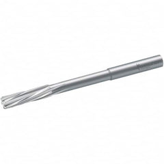 Chucking Reamer: 0.2756″ Dia, 4.2913″ OAL, 1.2205″ Flute Length, Straight Shank, Solid Carbide 6 Flute, RH