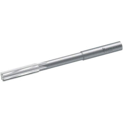 Walter-Titex - 7mm Solid Carbide 6 Flute Chucking Reamer - Straight Flute, 8mm Straight Shank, 31mm Flute Length, 109mm OAL - Best Tool & Supply