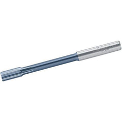 Walter-Titex - 10.03mm Solid Carbide 6 Flute Chucking Reamer - Straight Flute, 10mm Straight Shank, 20mm Flute Length, 120mm OAL - Best Tool & Supply