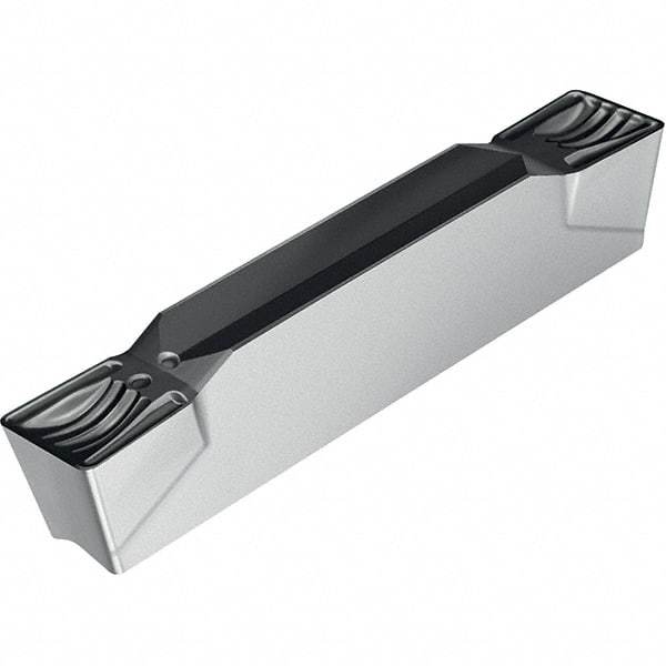 Walter - 4GX16 UF4 Grade WKP23S, 4mm Cutting Width Carbide Grooving Insert - 2.8mm Max Depth of Cut, Neutral, 0.4mm Corner Radius, Al2O3/TiN Finish - Best Tool & Supply