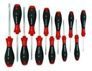 12 Piece - T5; T6; T7; T8; T9; T10; T15; T20; T25; T27; T30; T40 - Torx SoftFinish® Cushion Grip Screwdriver Set - Best Tool & Supply