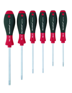 6 Piece - T8; T10; T15; T20; T25; T30 MagicSpring® - SoftFinish® Cushion Grip -  Torx Screw Holding Screwdriver Set - Best Tool & Supply