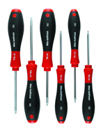 6 Piece - T6; T7; T8; T9; T10; T15 - Torx SoftFinish® Cushion Grip Screwdriver Set - Best Tool & Supply