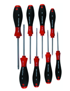 8 Piece - T6; T8; T10; T15; T20; T25; T27; T30 - Torx SoftFinish® Handle Screwdriver Set - Best Tool & Supply