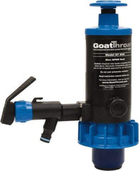 GoatThroat Pumps - 3/8" Outlet, 4 GPM, Polypropylene Hand Operated Transfer Pump - 56" OAL, For up to 55 Gal Drums, For Antifreeze & Other Lightweight Liquids - Best Tool & Supply