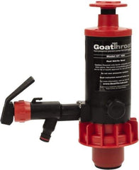 GoatThroat Pumps - 3/8" Outlet, 4 GPM, Polypropylene Hand Operated Transfer Pump - 56" OAL, For up to 55 Gal Drums, For Lightweight Oils & Petroleum Fluids with Flash Point Above 100°F (e.g., Diesel Fuel & Kerosene) - Best Tool & Supply