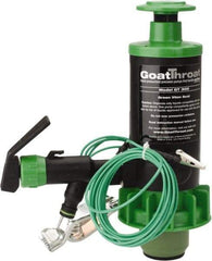 GoatThroat Pumps - 3/8" Outlet, 4 GPM, Polypropylene Hand Operated Transfer Pump - 56" OAL, For up to 55 Gal Drums, For Class I & II Flammable & Combustible Liquids - Best Tool & Supply