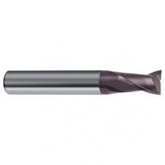 14mm Dia. x 75mm Overall Length 2-Flute Square End Solid Carbide SE End Mill-Round Shank-Center Cut-Firex - Best Tool & Supply