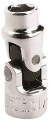 Proto - 5/16", 1/4" Drive, Standard Hand Socket - 6 Points, 1-13/32" OAL, Alloy Steel, Chrome Finish - Best Tool & Supply