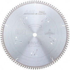 Amana Tool - 12" Diam, 5/8" Arbor Hole Diam, 100 Tooth Wet & Dry Cut Saw Blade - Carbide-Tipped, Clean Action, Standard Round Arbor - Best Tool & Supply