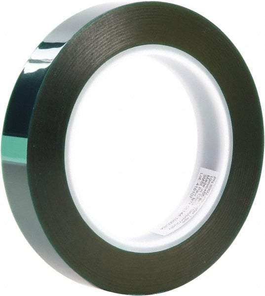 3M - 3/4" Wide x 72 Yd Long Green Polyester Film Masking Tape - Series 8992, 3.2 mil Thick - Best Tool & Supply