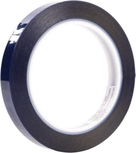 3M - 3/4" Wide x 72 Yd Long Blue Polyester Film Masking Tape - Series 8991, 2.4 mil Thick - Best Tool & Supply