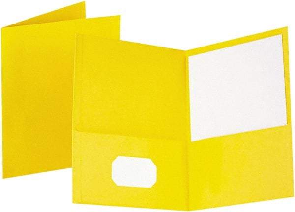 OXFORD - 8-1/2" Long x 11" Wide Pocket - Yellow - Best Tool & Supply