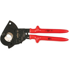 Wiha - 13.9" OAL, 10-20 AWG Capacity, Cable Cutter - Best Tool & Supply