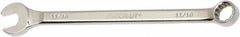 Ability One - 11/16" 12 Point Combination Wrench - 15° Offset Angle, Steel, Chrome Finish - Best Tool & Supply